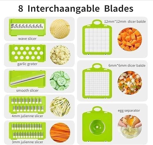 Premium Vegetable Peeler, Grater for Cucumber, Potato, Carrot, Onion, Tomato, Garlic