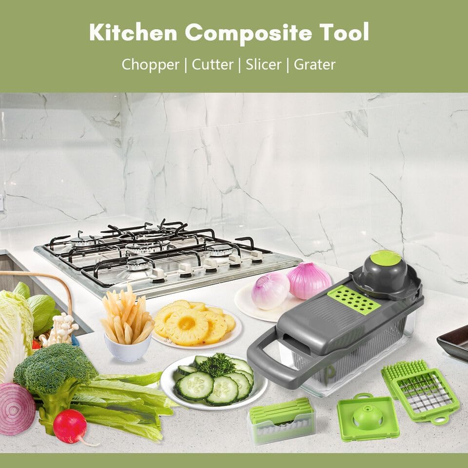 Premium Vegetable Peeler, Grater for Cucumber, Potato, Carrot, Onion, Tomato, Garlic