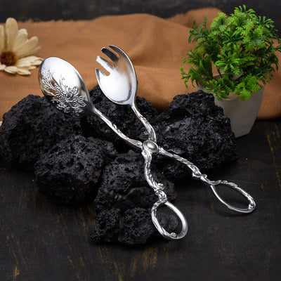 Elegant Stainless Steel Serving Tongs